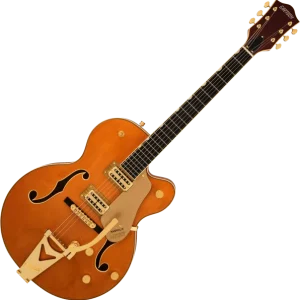 Livraison Express Gretsch Synchromatic Nashville Hollow Body Single-Cut Bigsby - 50‘s orange stain