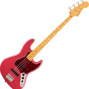Fender American Professional Classic Jazz Bass (USA, MN) - faded dakota red Livraison Express