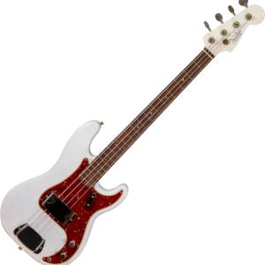Fender Custom Shop 1960 Precision Bass R140276 - journeyman relic white blonde Prix Choc