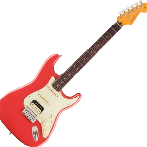 Fender American Ultra Luxe Vintage ‘60s Stratocaster HSS (USA, RW) - fiesta red Bon Marché