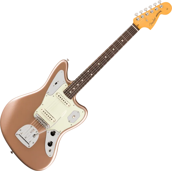 Fender American Professional Classic Jaguar (USA, RW) - faded firemist gold Promotion