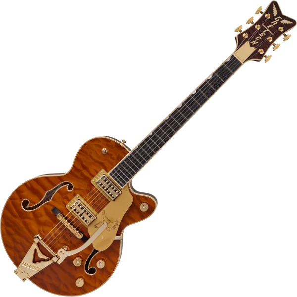 Gretsch Professional Falcon Center Block Jr. Bigsby Ltd (Japan) - roundup orange stain Offre Du Jour