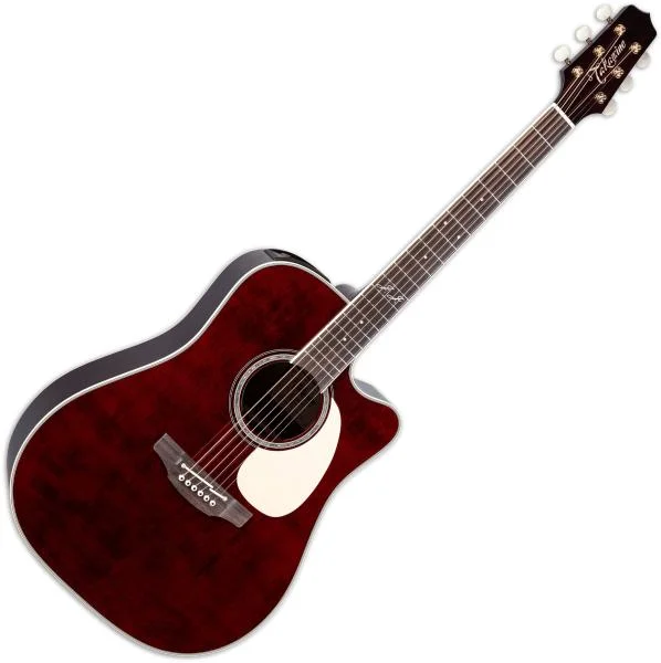 Expédié Aujourd'hui Takamine John Jorgenson JJ325SRC Japan - gloss red stain