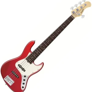 Commander Vite Sadowsky Will Lee MetroLine 22-Fret Swamp Ash 5-String (GER, MN) - solid candy apple red metallic