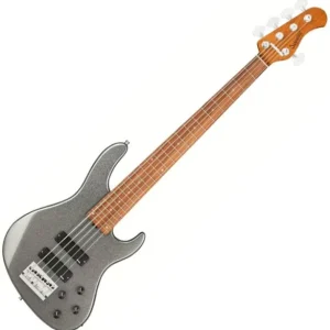 Top Vente Sadowsky Metroexpress 24-Fret Modern Bass 5-String (MOR) - solid silver metallic
