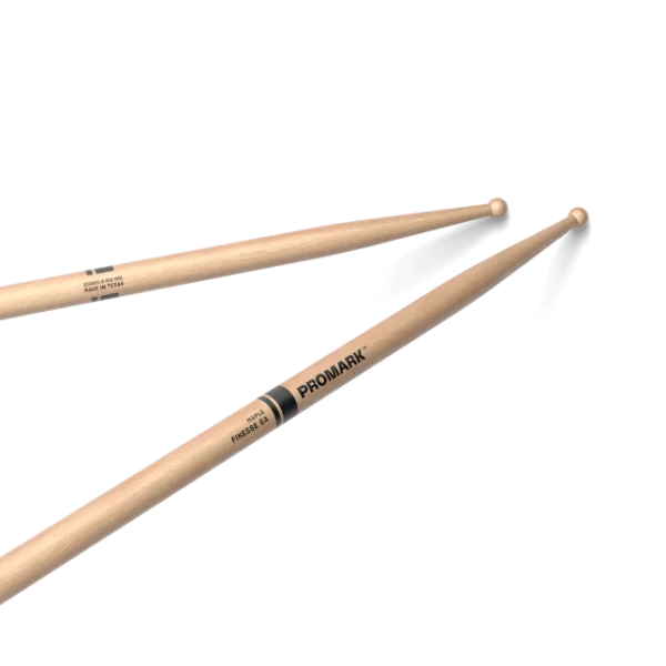 Pas Cher Pro mark Finesse 5A Maple Drumstick, Small Round Wood Tip