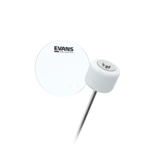 Evans EQ Single Pedal Patch, Clear Plastic Usine Directe