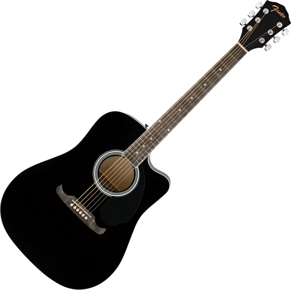 Solde Fender Alternative FA-125CE Dreadnought - black