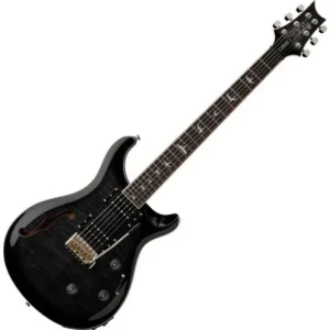 Dernier Modèle Prs SE Custom 24 Semi-Hollow Piezo - charcoal burst