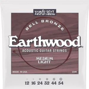 Ernie ball Earthwood bell bronze medium light 12-54 - jeu de 6 cordes Nouveauté