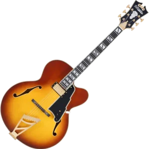 D‘angelico Excel EXL-1 - dark iced tea burst Commander Vite