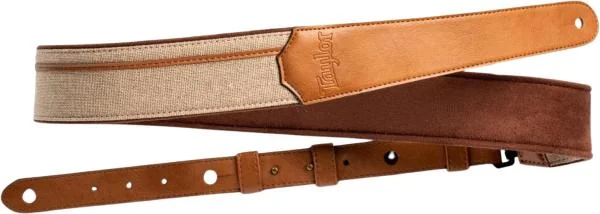 Bon Marché Taylor 2.5-inc. Vegan Leather Guitar Strap 4203-25 - Tan