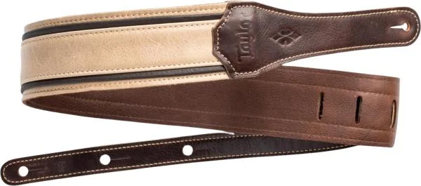 Remise Taylor 2.5-inc. Reflections Leather Guitar Strap 4111-25 - Spruce/Ebony