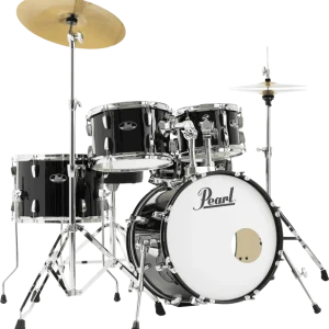 Prix Promo Pearl Roadshow Junior 18 + Pack Sabian - 5 fûts - jet black