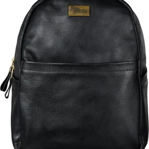 Petit Prix Gibson Lifton Leather Backpack - Black
