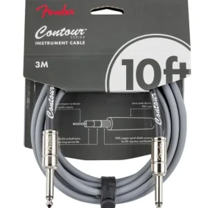 Quantité Limitée Fender CÂBLE CONTOUR 10‘, INSÉRÉ
