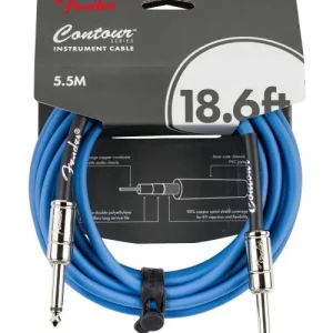 Soldes Fender CÂBLE CONTOUR 18,6‘, LPB