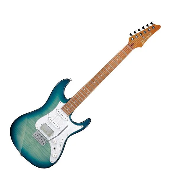 Expédié Aujourd'hui Ibanez AZ22S1 Standard - transparent turquoise burst