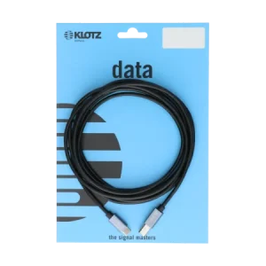 Prix Promo Klotz USB 2.0 Câble noir 5m, Plug C - Plug B / 480Mb, 2.5W