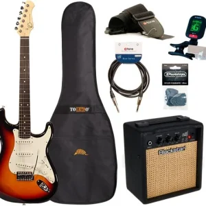 Eastone STR70 +Blackstar Debut 10E +Accessories - 3 tone sunburst Prix Réduit