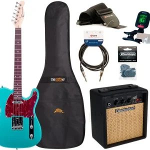 Seulement Aujourd'hui Eastone TL70 +Blackstar Debut 10E +Accessories - metallic light blue