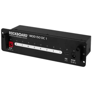 Prix Promo Rockboard MOD ISO DC1 - Boitier d‘alimentation 8 x 9V isolées pour emplacement module