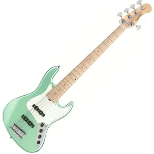 Sadowsky Metroline 21-Fret Vintage J/J Bass Ash 5-String (Germany, MN) - sage green metallic satin Satisfait Ou Remboursé