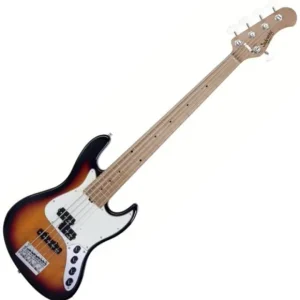 Commander Vite Sadowsky MetroExpress 21-Fret Hybrid P/J Bass V2 5-String (MN) - tobacco sunburst transparent
