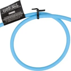Quantité Limitée Ernie ball Câble de patch Flex 45cm - Bleu