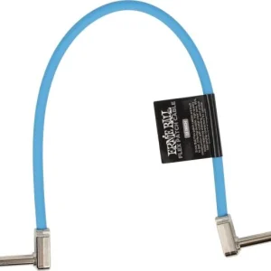 Ernie ball Câble de patch Flex 30cm - Bleu Promotion