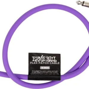 Populaire Ernie ball Câble de patch Flex 45cm - Violet