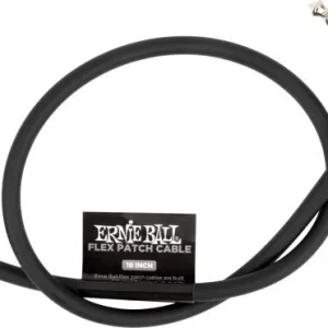 Ernie ball Câble de patch Flex 45cm - Noir Vente Directe