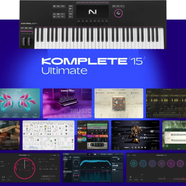 Native instruments Kontrol s61 mk3 + Komplete 15 Ultimate Upgrade for S-Series MK3 Populaire