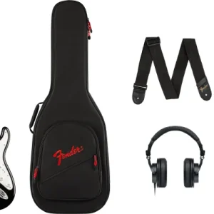 Squier Affinity Series Stratocaster Mustang Micro Pack - black Commander Maintenant