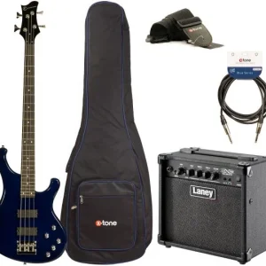 Jusqu'à Épuisement Des Stocks Eastone RB ACTIVE +LANEY LX15B +CABLE +HOUSSE +COURROIE + Housse basse éco - blue