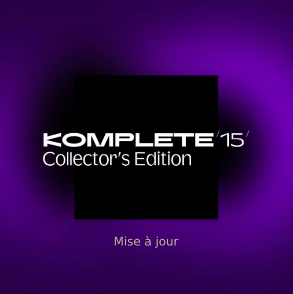 Native instruments Komplete 15 Collectors Edition Update DL Nouvelle Collection