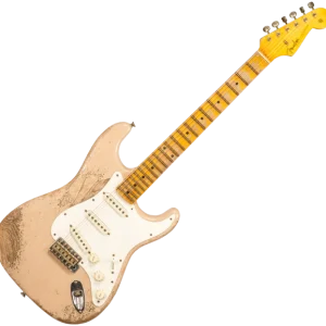 Fender Custom Shop Red Hot Stratocaster CZ579453 - super heavy relic white blonde Expédition Rapide