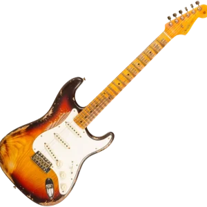 Fender Custom Shop Red Hot Stratocaster CZ580088 - super heavy relic 3-color sunburst Achetez Aujourd'hui