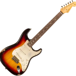 Fender Custom Shop 1959 Stratocaster R134762 - relic chocolate 3-color sunburst Bon Marché