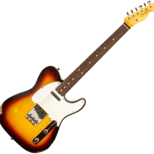 Vente Flash Fender Custom Shop 1960 Telecaster Custom R136254 - relic chocolate 3-color sunburst
