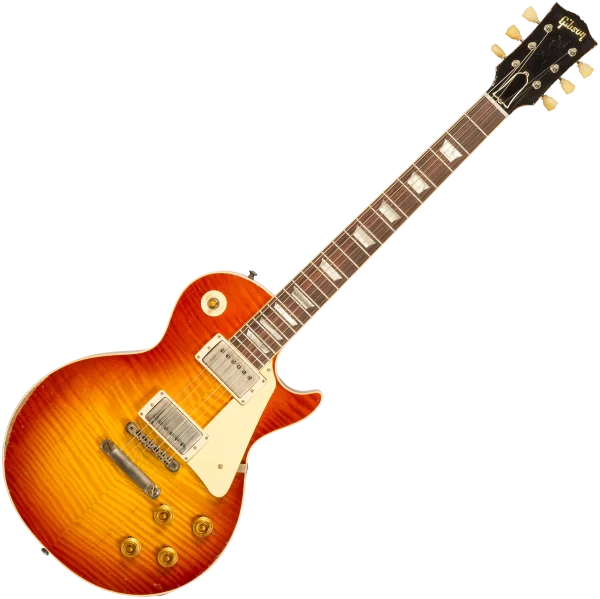 Meilleur Prix Gibson Custom Shop M2M 1959 Les Paul Standard Reissue 942136 - murphy lab heavy aged sunrise tea burst
