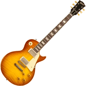 Gibson Custom Shop M2M 1959 Les Paul Standard Reissue 942047 - murphy lab ultra heavy aged golden poppy burst Quantité Limitée