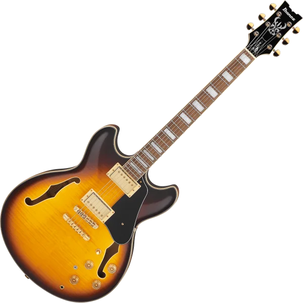 Ibanez John Scofield JSM10EM TTB - two-tone burst Prix Promo