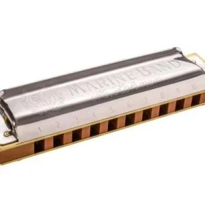 Populaire Hohner 1896/20 Harmo Marine Band F Nat Min