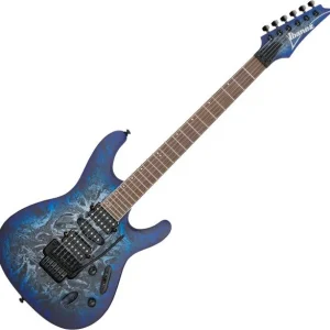 Vente Directe Ibanez S770 CZM Standard - cosmic blue frozen matte