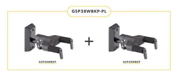 Hercules stands GSP38WBKP-PL 2 Supports Muraux Populaire