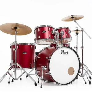 Pearl Roadshow Fusion 20 + B-50 + Ride 20 Matte Red - matte red Prix Réduit