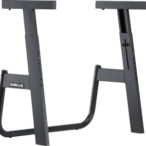 Quiklok Stand clavier, hauteur ajustable - noir Meilleur Choix