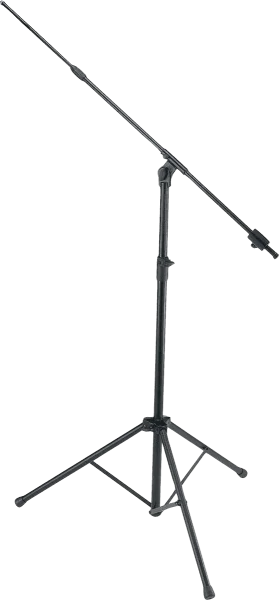 Réduction Quiklok Pied de micro studio perchette télescopique, embase trépied - noir