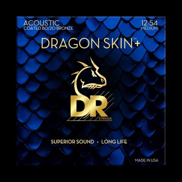 Haute Qualité Dr DRAGON SKIN+ Core Technology Coated Wrap 80/20 12-54 - jeu de 6 cordes